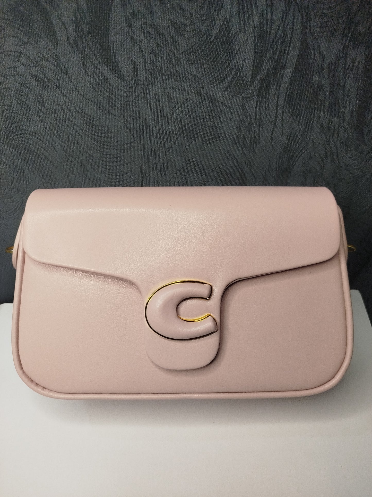 Baby pink C bag
