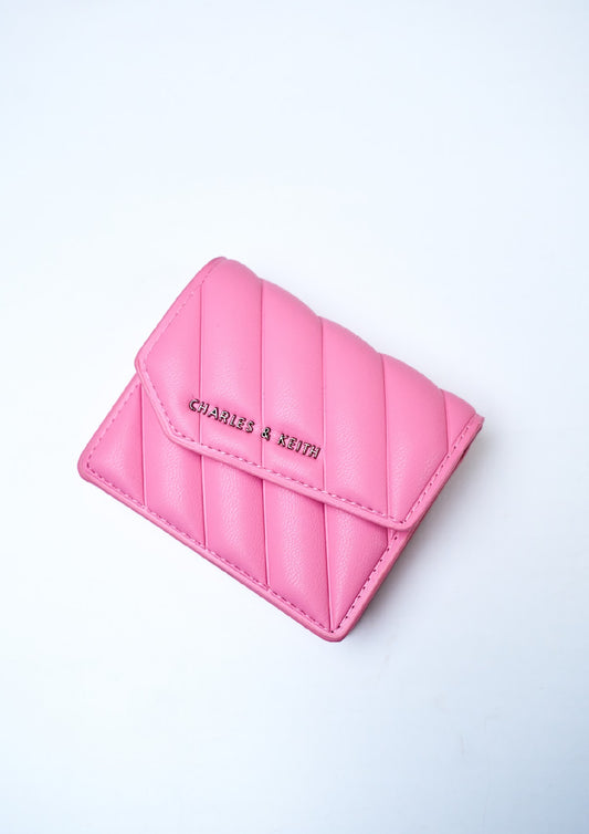 Pink mini wallet