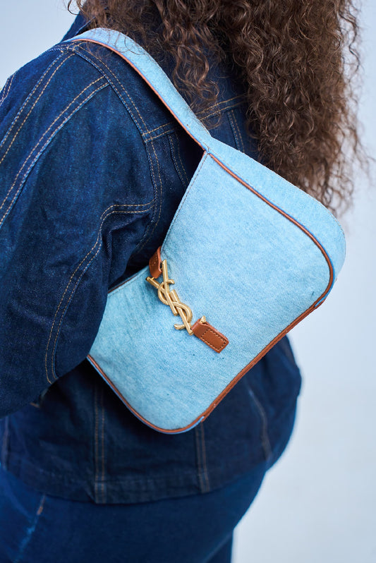 Denim YSL bag